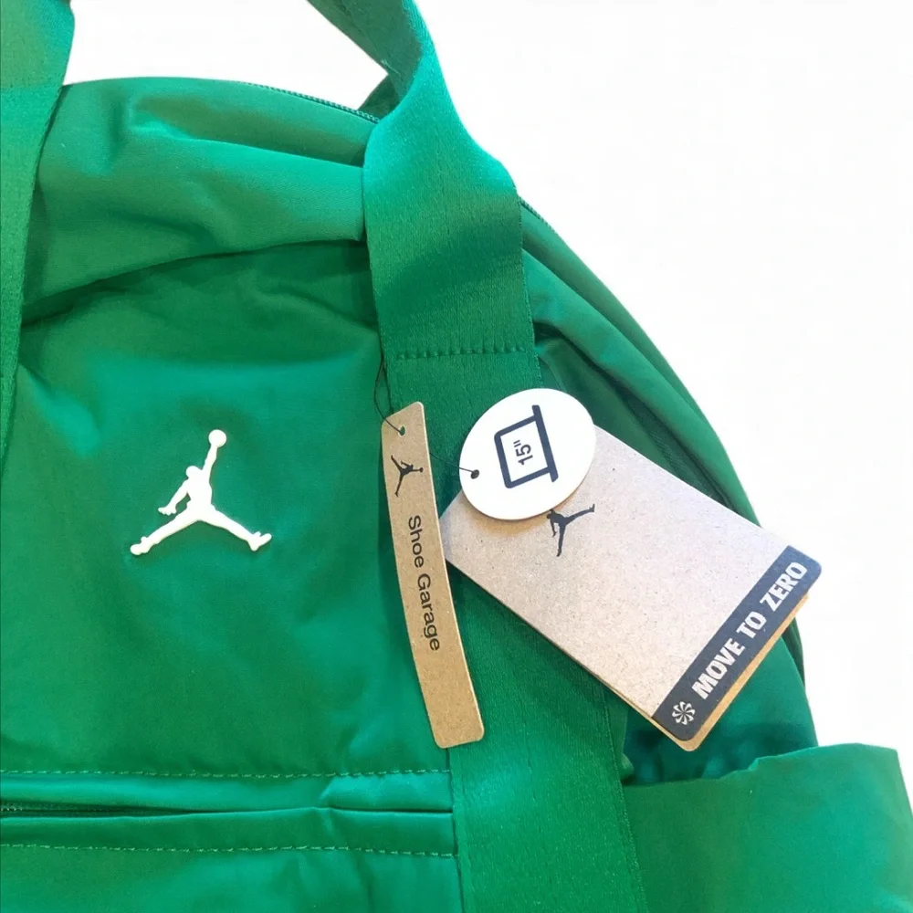 Nike Jordan L28 Alpha Pine Green Shoe Garage Backpack Unisex Gym School NWT